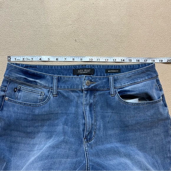Judy Blue Jean Shorts Womens 18W Plus Denim Boyfriend JB88208 Cut Off - Picture 5 of 8